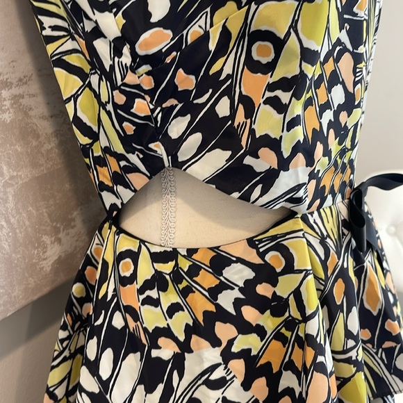 Butterfly Cut Out One Shoulder mini Dress (NWT) - Picture 9 of 14